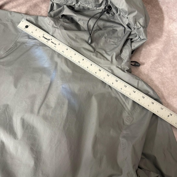 Patagonia Torrentshell Rain/Wind Jacket Women Medium Gray H2No Hooded - Picture 9 of 10